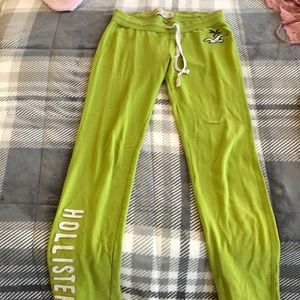 Hollister Green Sweatpants